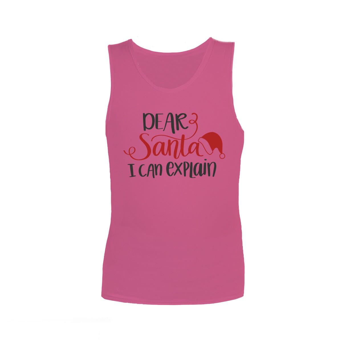 Christmas Sensory Singlet | Child | I Can Explain Shirts JettProof.com.au 1 (48 - 49cm) Pink 