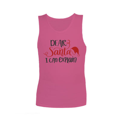 Christmas Sensory Singlet | Child | I Can Explain Shirts JettProof.com.au 1 (48 - 49cm) Pink 