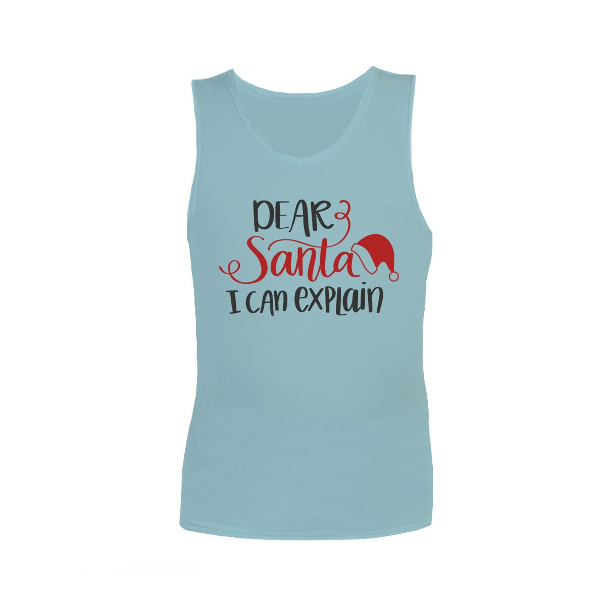 Christmas Sensory Singlet | Child | I Can Explain Shirts JettProof.com.au 1 (48 - 49cm) Sky 