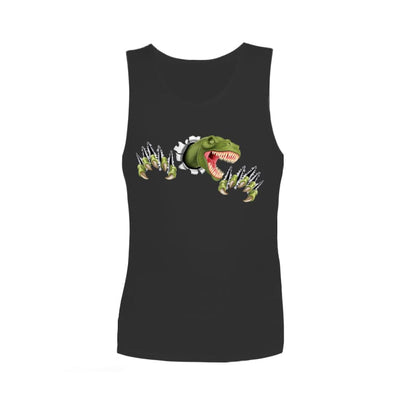 Sensory Singlet | Child | Jurassic Singlets JettProof.com.au 1 (48 - 49cm) Black 