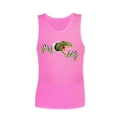 Sensory Singlet | Child | Jurassic Singlets JettProof.com.au 1 (48 - 49cm) Pink 