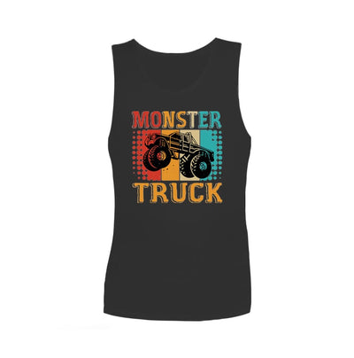 Sensory Singlet | Adult | Monster Truck Shirts JettProof.com.au 4XS (70 - 74cm) Black 