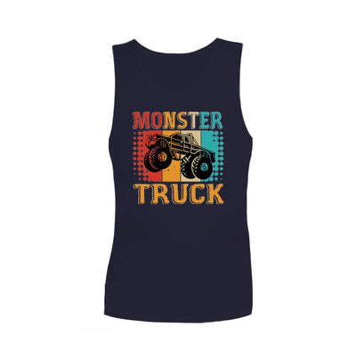 Sensory Singlet | Adult | Monster Truck Shirts JettProof.com.au 4XS (70 - 74cm) Navy 