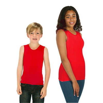Sensory Singlet Child | Unisex Style | Red Singlets JettProof.com.au 2 (52 - 53cm) 