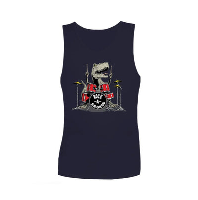 Sensory Singlet | Adult | Rockasaurus Shirts JettProof.com.au 4XS (70 - 74cm) Navy 