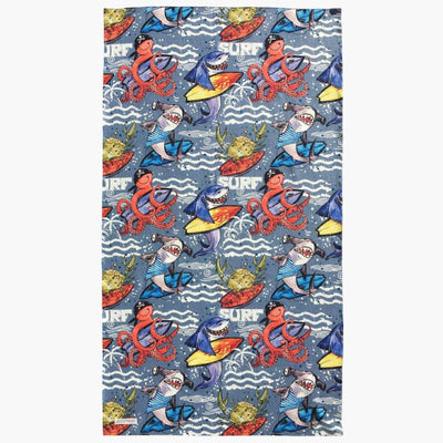 Sharks And Friends - Kids Sand Free Beach Towel JETTPROOF Calming Sensory Clothing Inspired by Jett 