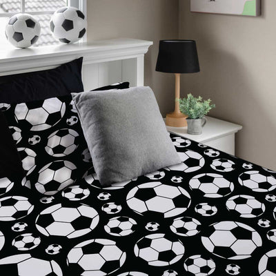 Soccer Sensory Fitted Bed Sheet