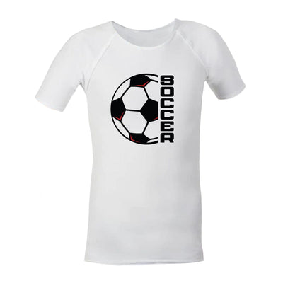 Sensory Shirt | Adult | Soccer Shirts JettProof.com.au 4XS (70 - 74cm) White 