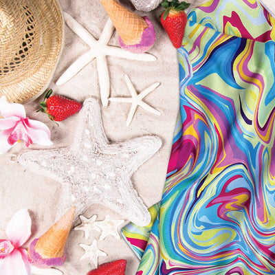 Swirl - Sand Free Beach Towel JETTPROOF Calming Sensory Clothing Inspired by Jett 