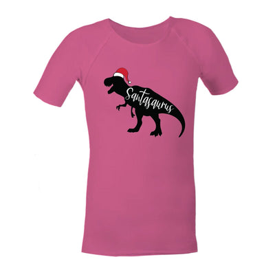 Christmas Sensory Shirt | Child | T-Rex Saurus JettProof.com.au 1 (48 - 49cm) Pink 