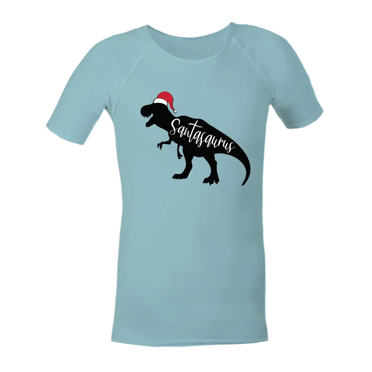 Christmas Sensory Shirt | Child | T-Rex Saurus JettProof.com.au 1 (48 - 49cm) Sky 