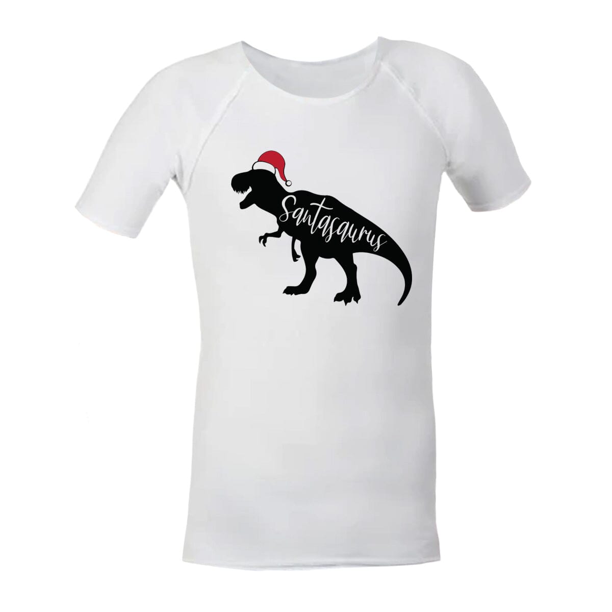 Christmas Sensory Shirt | Child | T-Rex Saurus JettProof.com.au 1 (48 - 49cm) White 