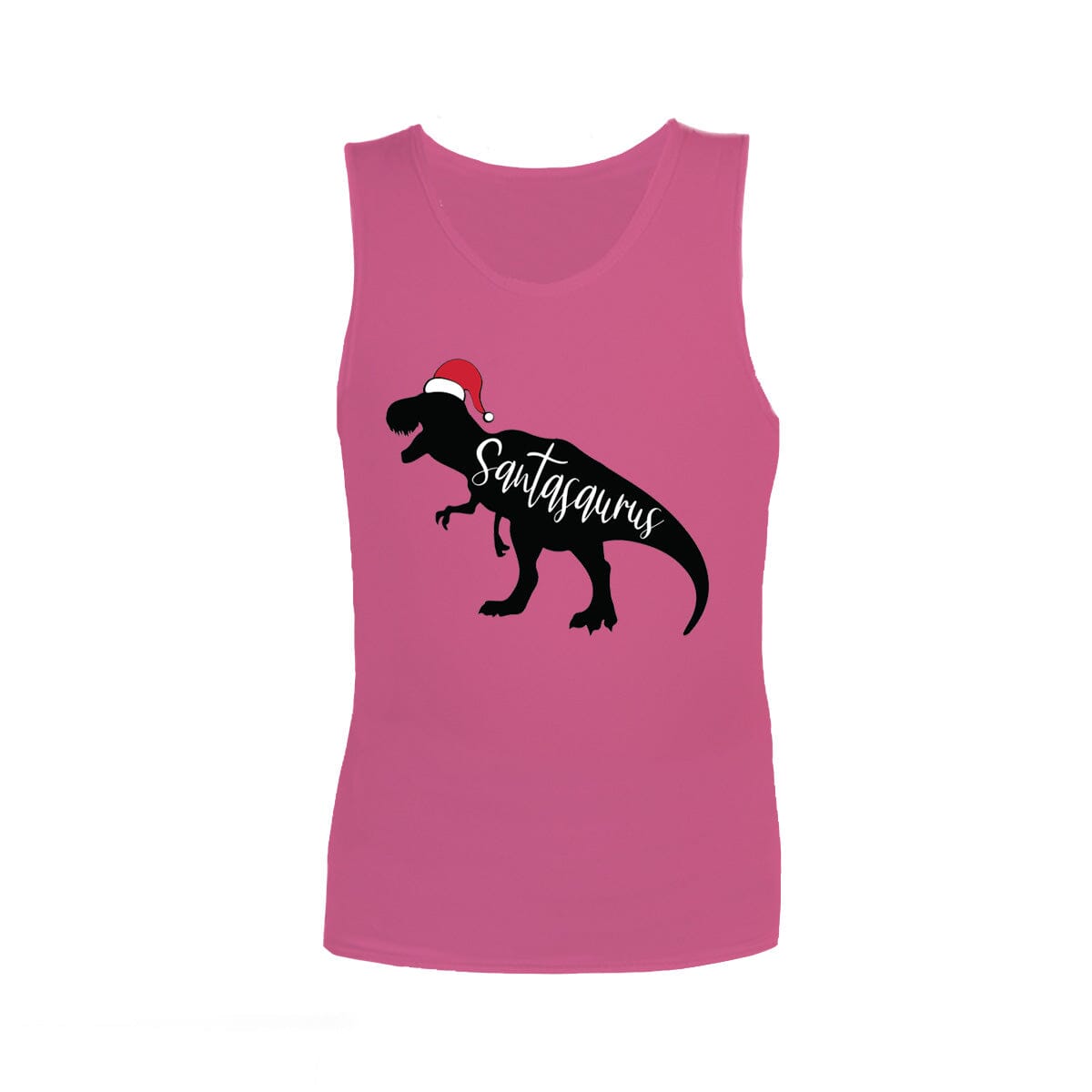 Christmas Sensory Singlet | Child | T-rex Saurus Shirts JettProof.com.au 1 (48 - 49cm) Pink 