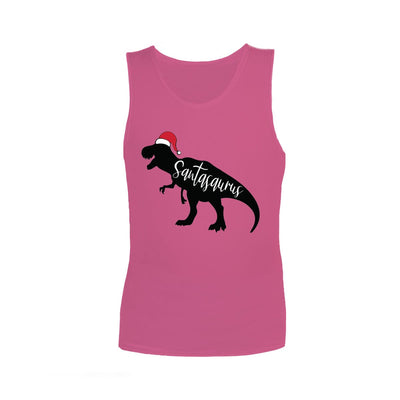 Christmas Sensory Singlet | Child | T-rex Saurus Shirts JettProof.com.au 1 (48 - 49cm) Pink 