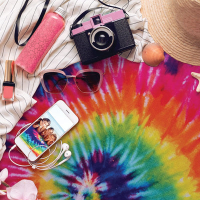 Tie Dye - Sand Free Beach Towel Sand-Free Towel JETTPROOF Calming Sensory Clothing Inspired by Jett 