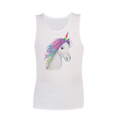 Sensory Singlet | Child | Unicorn Singlets JettProof.com.au 1 (48 - 49cm) White 