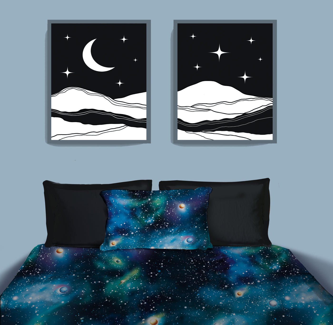 Universe Sensory Fitted Bed Sheet