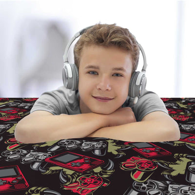 Video Games Sensory Fitted Bed Sheet | KING SINGLE