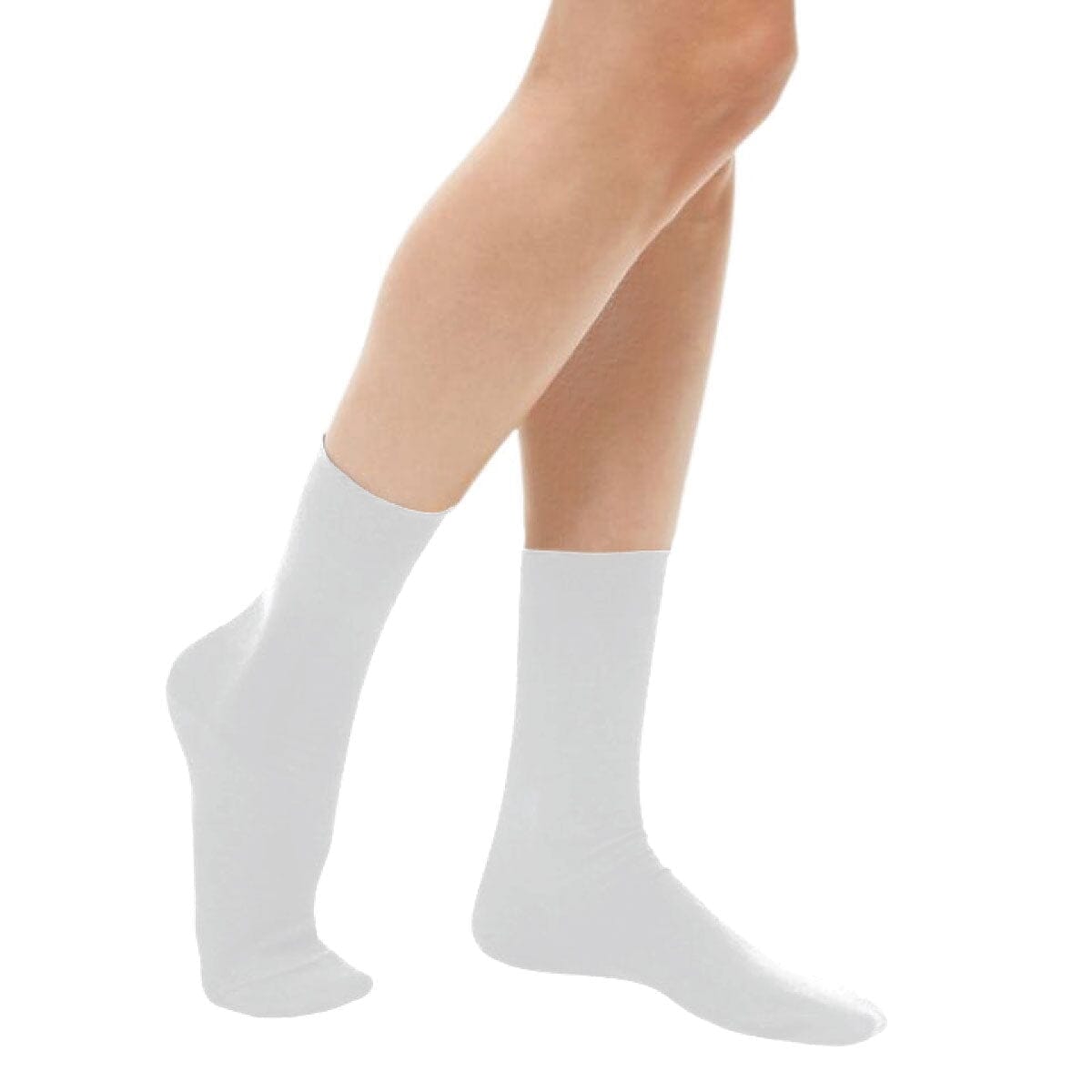 Seamless Feel Sensory Socks | Adult Socks JettProof.com.au Ladies size 5-8 White 3 Pack