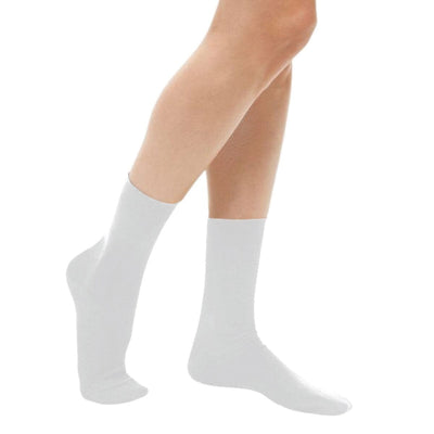 Seamless Feel Sensory Socks | Adult Socks JettProof.com.au Ladies size 5-8 White 3 Pack